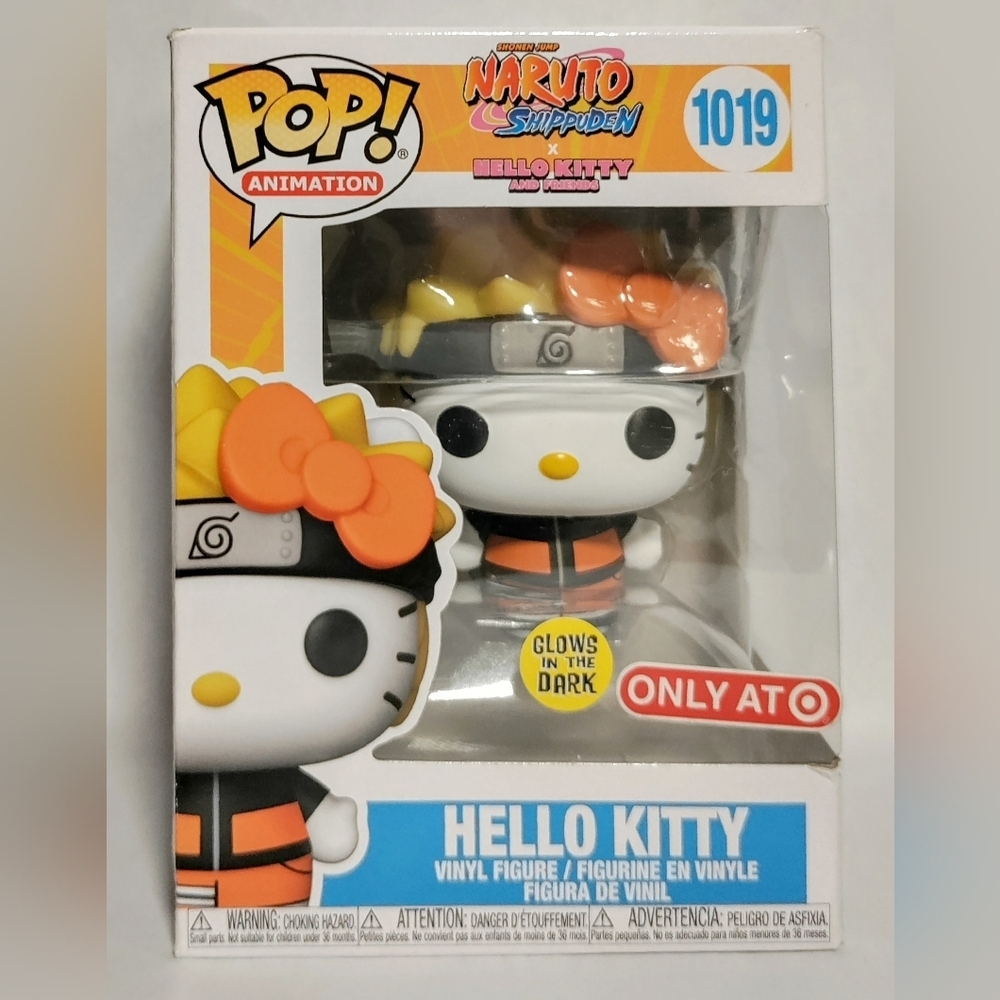 Funko Pop Naruto Shippuden Hello Kitty Glow In The Dark Target Exclusive